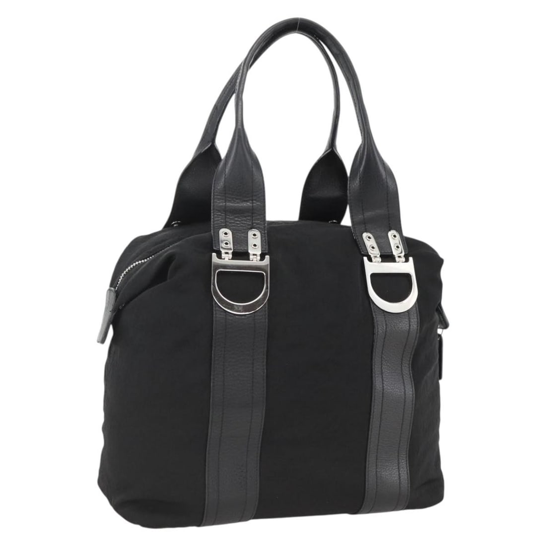 Christian Dior Black Nylon Tote with Silver Accents and Dust Bag (1 of 15)