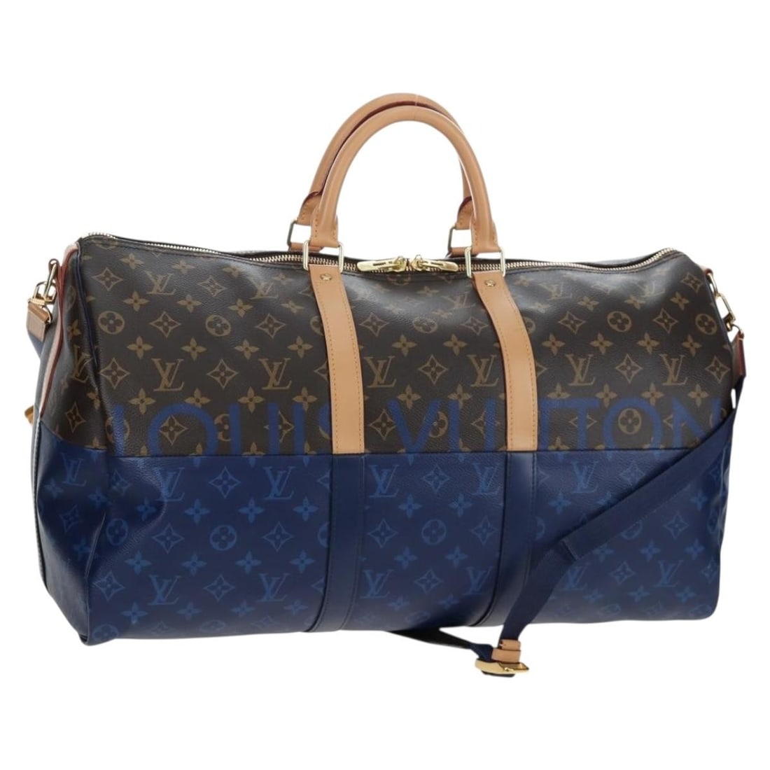 Louis Vuitton M43861 Keepall Bandouliere 50 Monogram Canvas Boston Bag: Louis Vuitton M43861 Keepall Bandouliere 50 Monogram Canvas Boston Bag Louis Vuitton Monogram Split Keepall Bandouliere 50 Boston bag in Monogram canvas. Made in France, this women's bag includes a na
