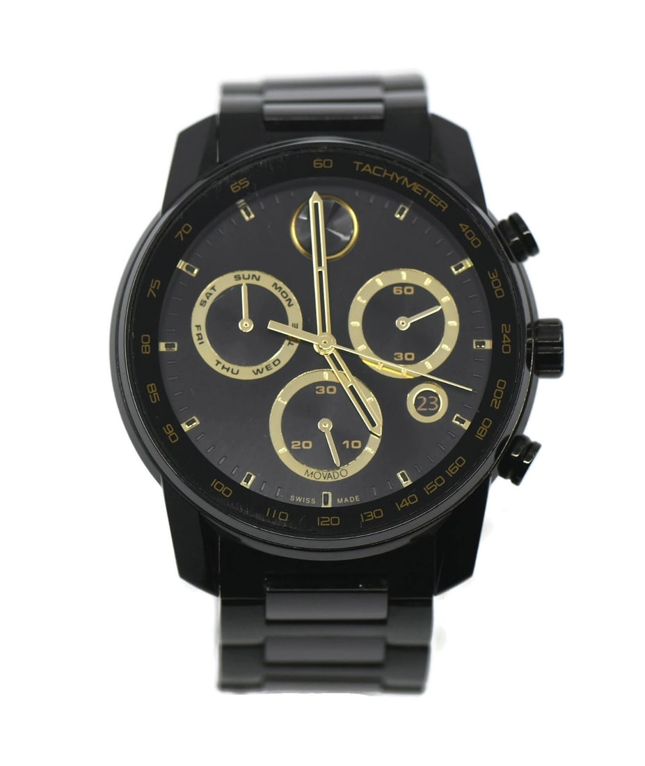Movado 3600906 Bold Verso mens stainless steel quartz wristwatch (1 of 5)