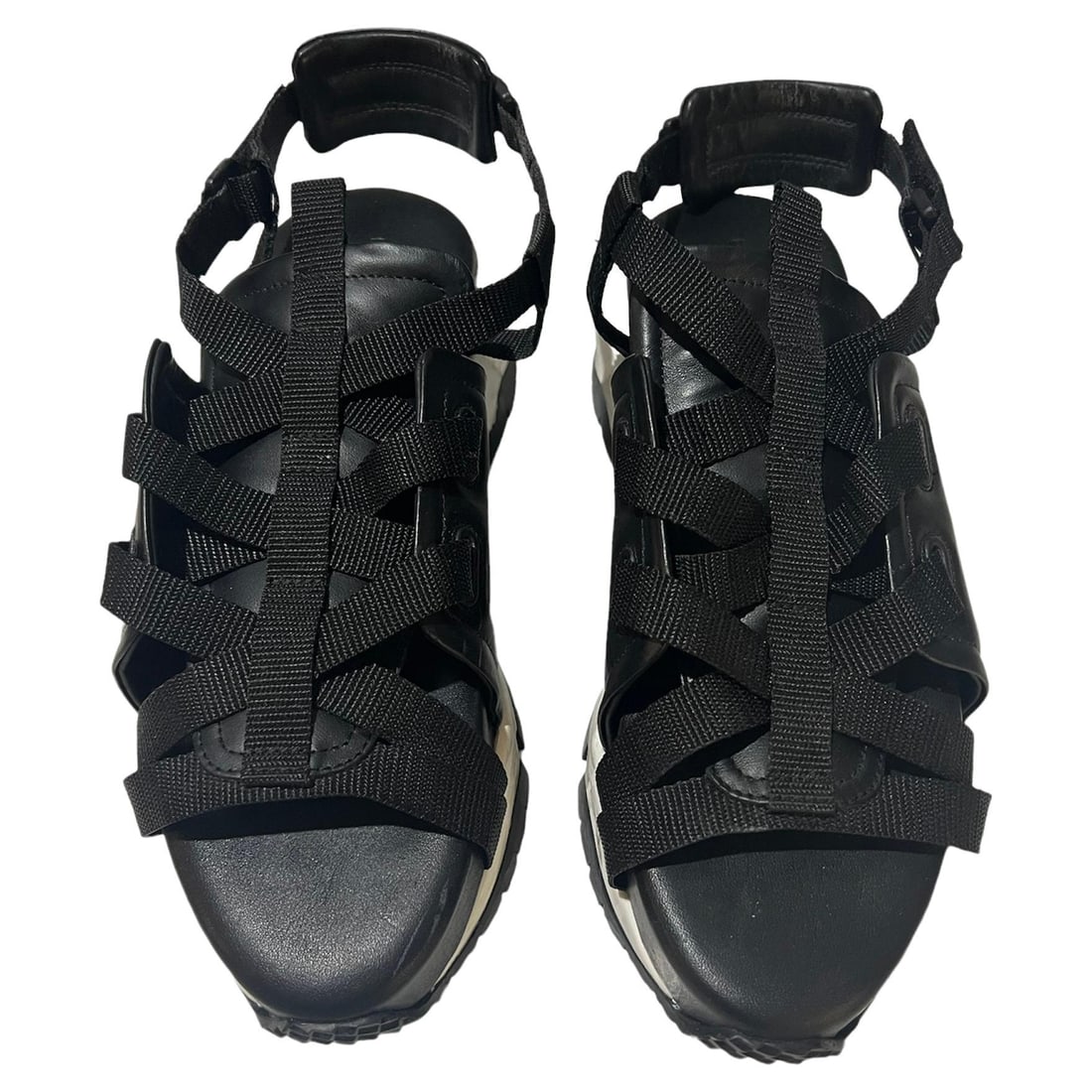 Pierre Hardy platform sandals black white size 39 with box (1 of 8)