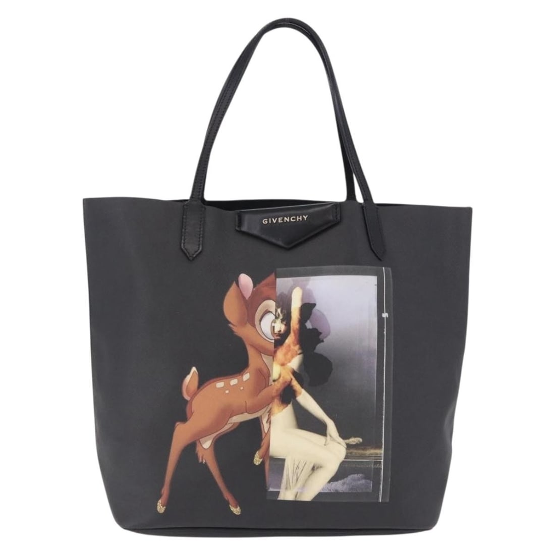 Givenchy Vintage Black PVC Handbag for Women: Givenchy Vintage Black PVC Handbag for Women Vintage Givenchy handbag in black PVC with leather trim. Made in Italy, this women's bag is presented in good condition with noted signs of wear from use a