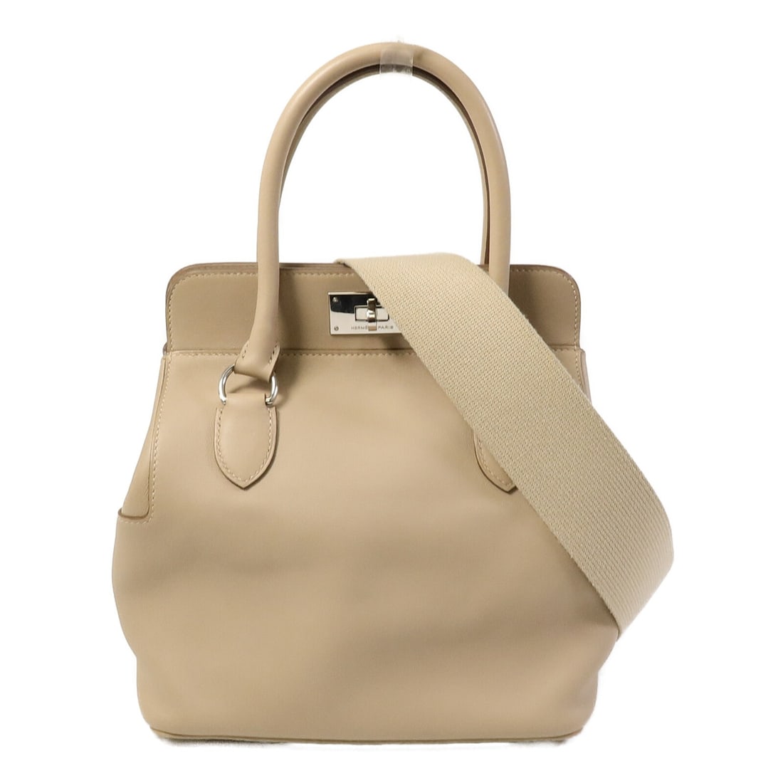 Hermes Toolbox 20 Veau Swift 2 Way Shoulder Bag Trench PHW (1 of 18)