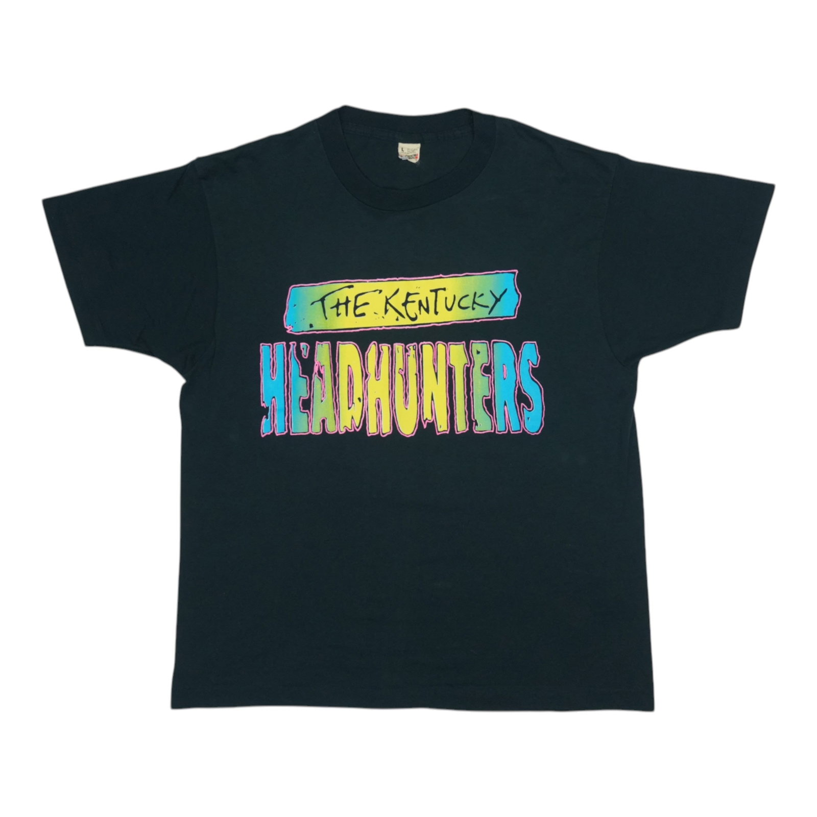 Vintage 1990s Kentucky Headhunters Tour T Shirt Large Black (1 of 4)