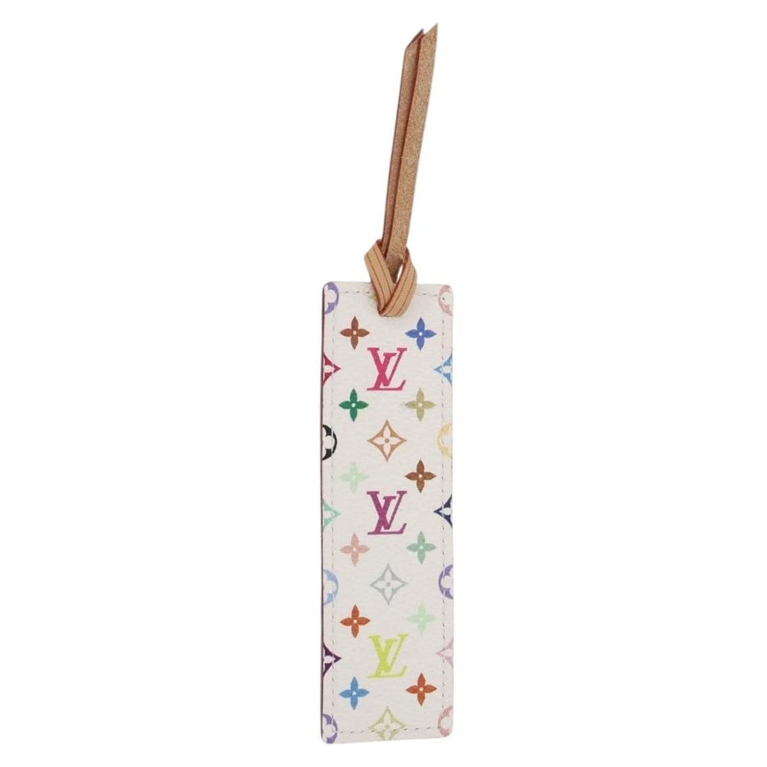Louis Vuitton M99196 White Monogram Multicolor Canvas Bookmark (1 of 14)