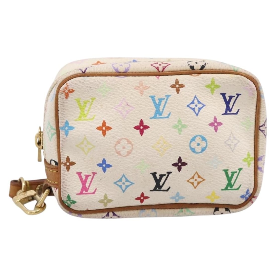 Louis Vuitton Wapity Trousse Monogram Canvas Multicolour Pouch: Louis Vuitton Wapity Trousse Monogram Canvas Multicolour Pouch Louis Vuitton Wapity Trousse in Monogram Multicolor canvas. This unisex piece is made in France and shows fair overall condition with los
