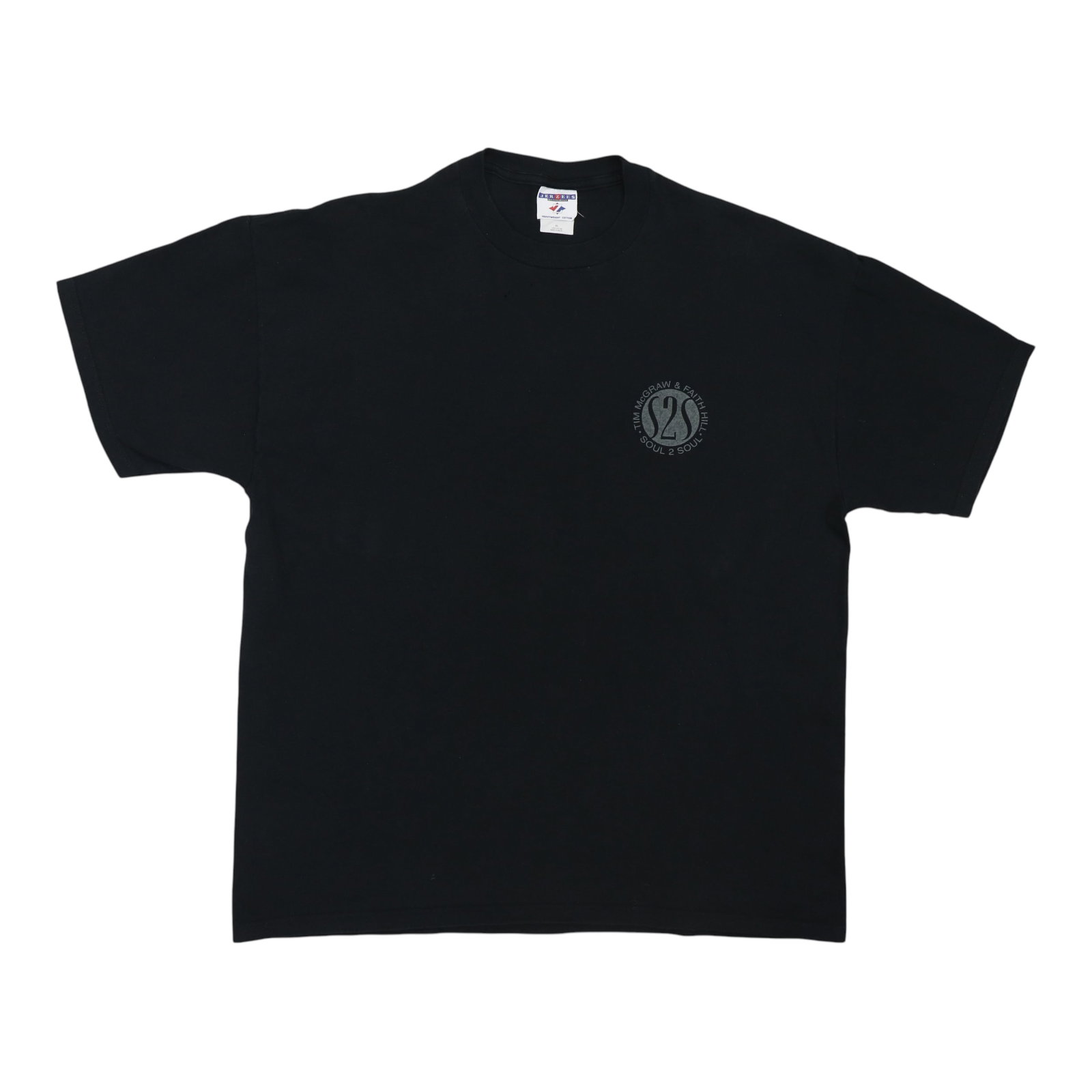 Black 2000 Soul 2 Soul Tour Shirt Tim McGraw Faith Hill XL (1 of 5)