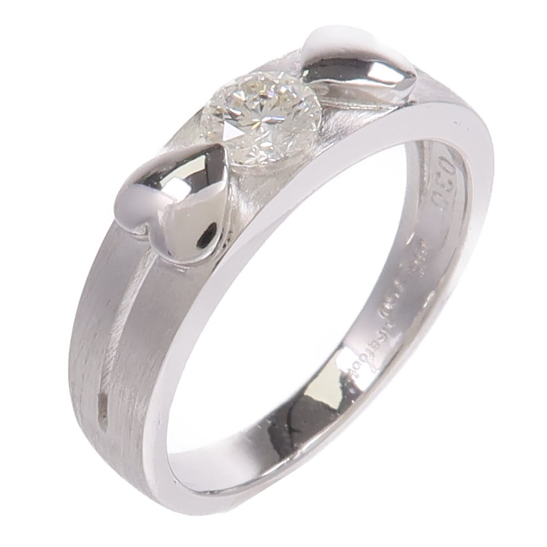 18K White Gold Diamond Ring 0.30ct US Size 6: 18K White Gold Diamond Ring 0.30ct US Size 6 Diamond ring crafted in 18K white gold with a clear diamond centerpiece. This women's ring is presented in very good condition and comes with no accessorie