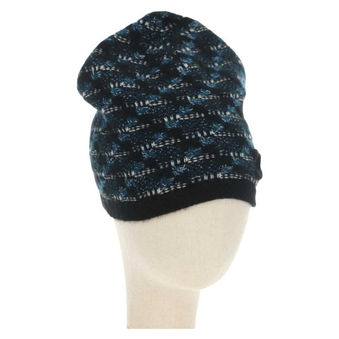 CHANEL Navy Leather Cap Made in Scotland (1 of 13)