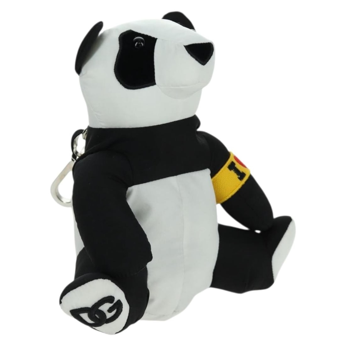DOLCE&GABBANA Jujutsu Kaisen Panda Eco Nylon Hand Bag Black White: DOLCE&GABBANA Jujutsu Kaisen Panda Eco Nylon Hand Bag Black White A Dolce&Gabbana women's handbag in black and white nylon, featuring a compact size and Italy of manufacture/origin. It comes with a