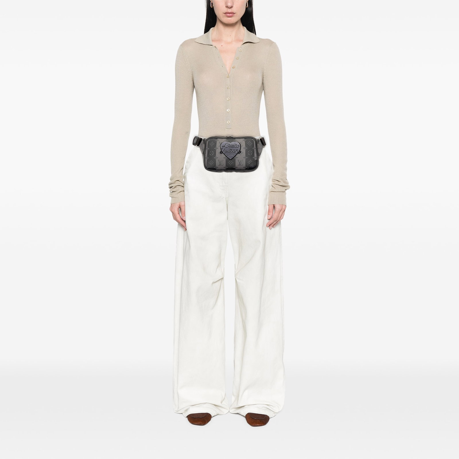 Louis Vuitton Monogram Eclipse sling bag with waist strap - 10