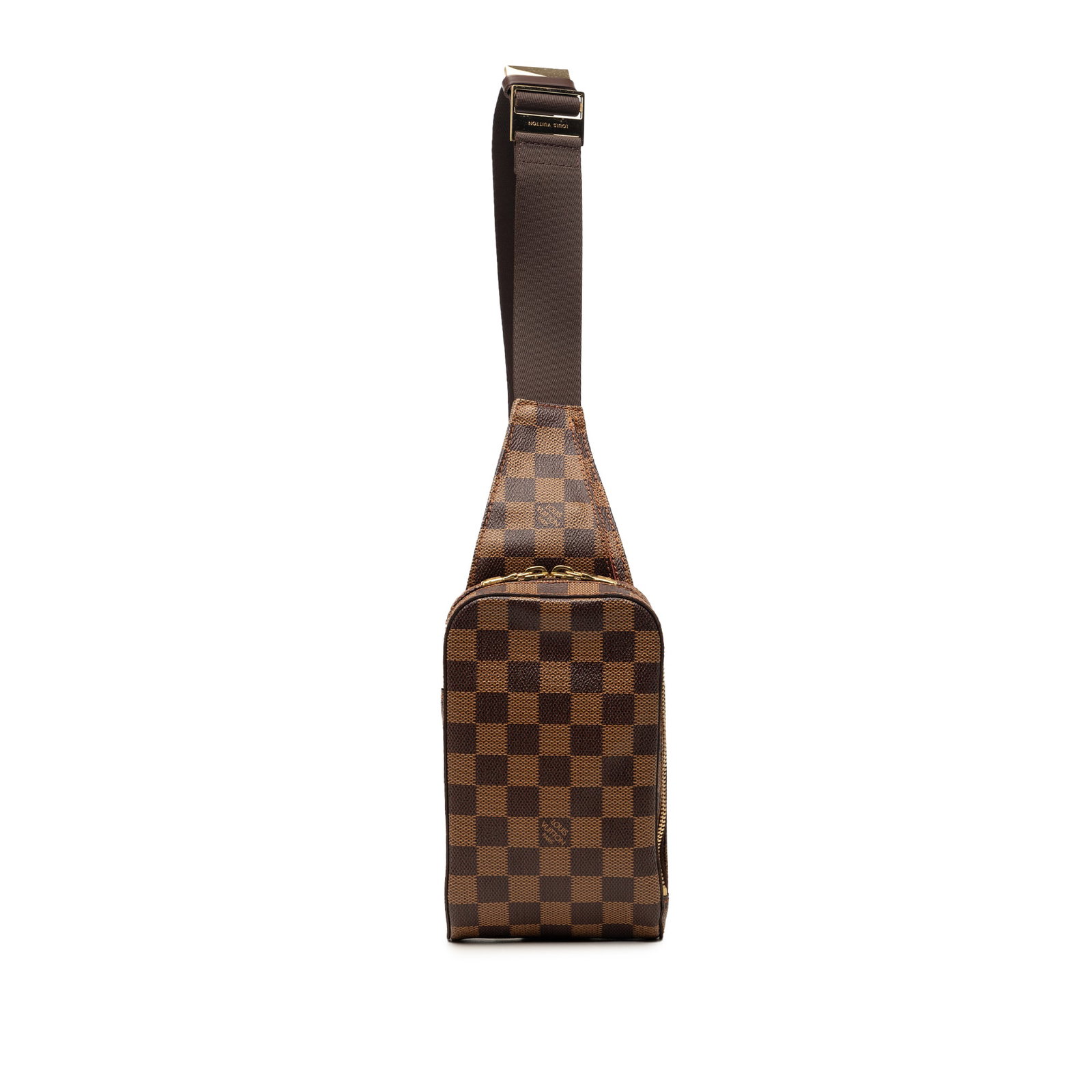 Louis Vuitton Geronimos Brown Damier Ebene Belt Bag (1 of 7)