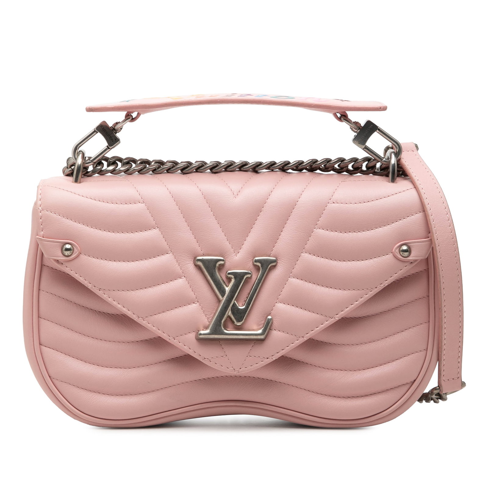 Louis Vuitton New Wave MM pink leather shoulder bag (1 of 6)