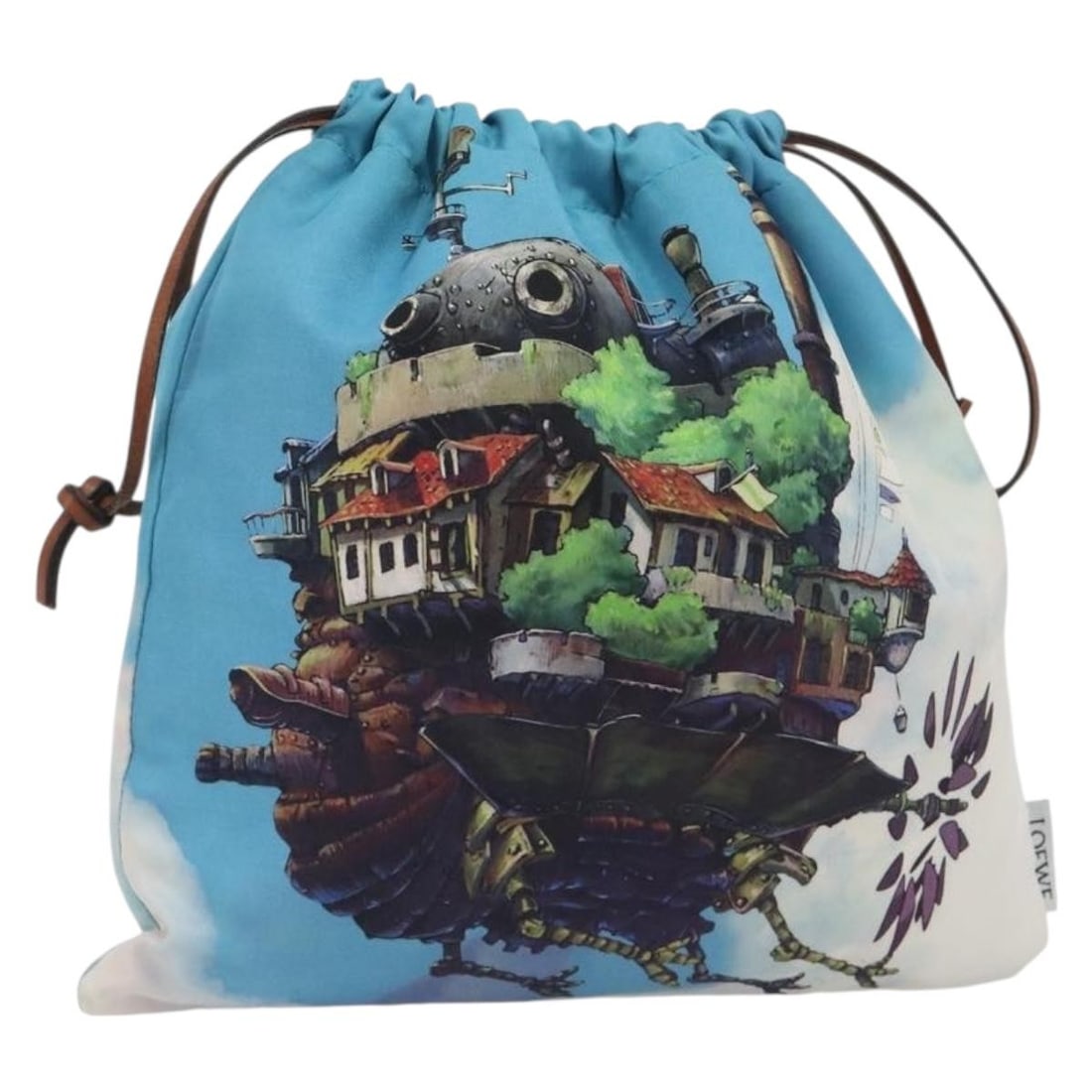 LOEWE Howl's Moving Castle Blue Nylon Pouch (1 of 18)