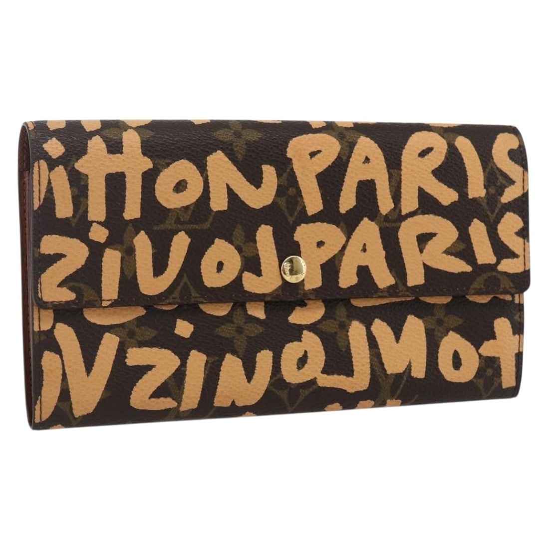 Louis Vuitton M92190 Monogram Graffiti Long Wallet Orange: Louis Vuitton M92190 Monogram Graffiti Long Wallet Orange Louis Vuitton Graffiti Porte Monnaie Credit Wallet in Monogram/Orange Monogram Graffiti Canvas. This women's long wallet is made in France and