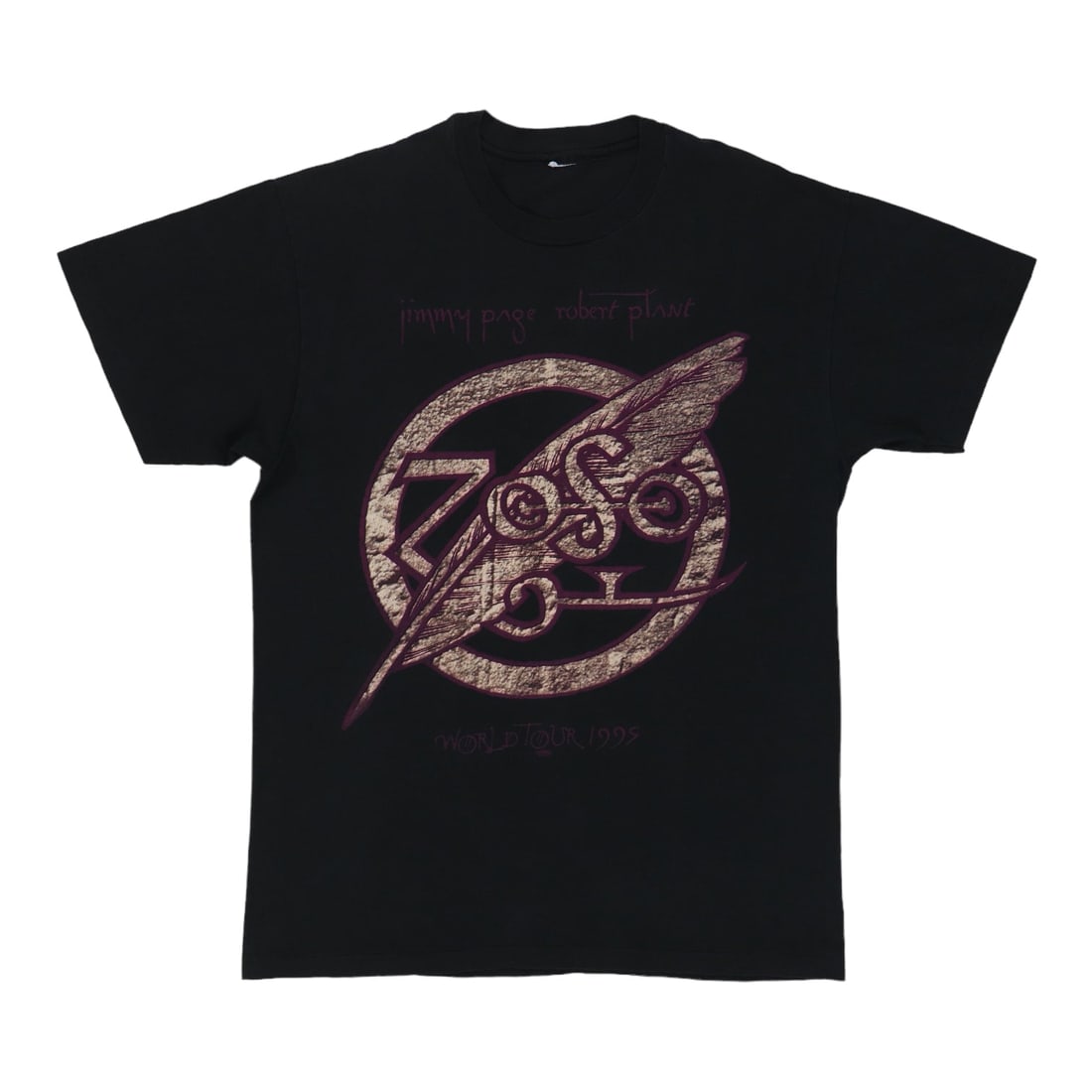 Vintage 1995 Zoso Tour Shirt Jimmy Page Robert Plant (1 of 7)