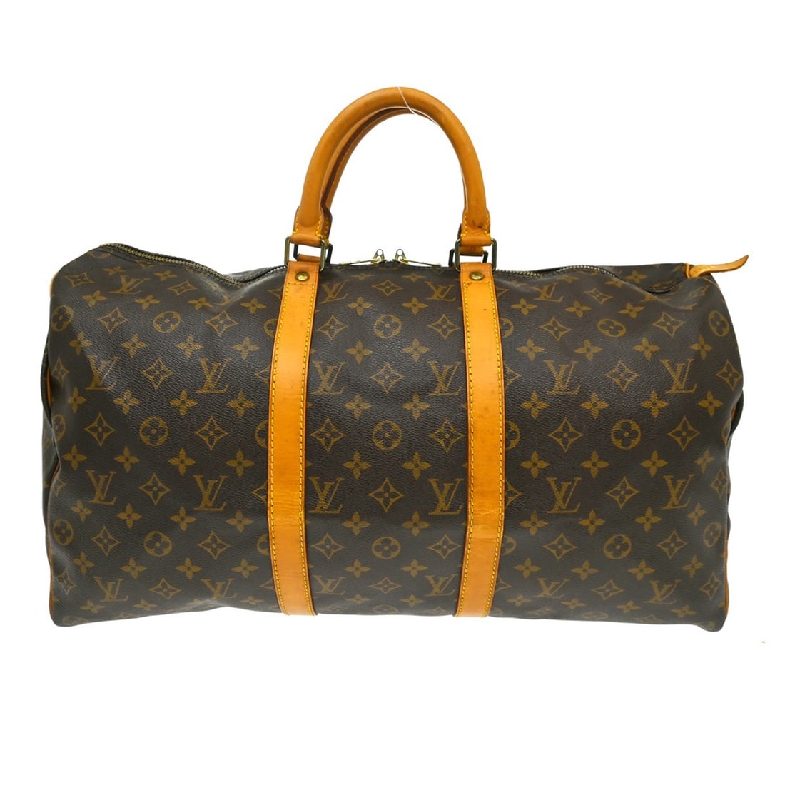 Louis Vuitton Keepall Monogram Canvas Travel Bag Brown: Louis Vuitton Keepall Monogram Canvas Travel Bag Brown Louis Vuitton Keepall in Monogram canvas with brown coloring and a unisex design. Made in France, this bag is presented in good condition with vi