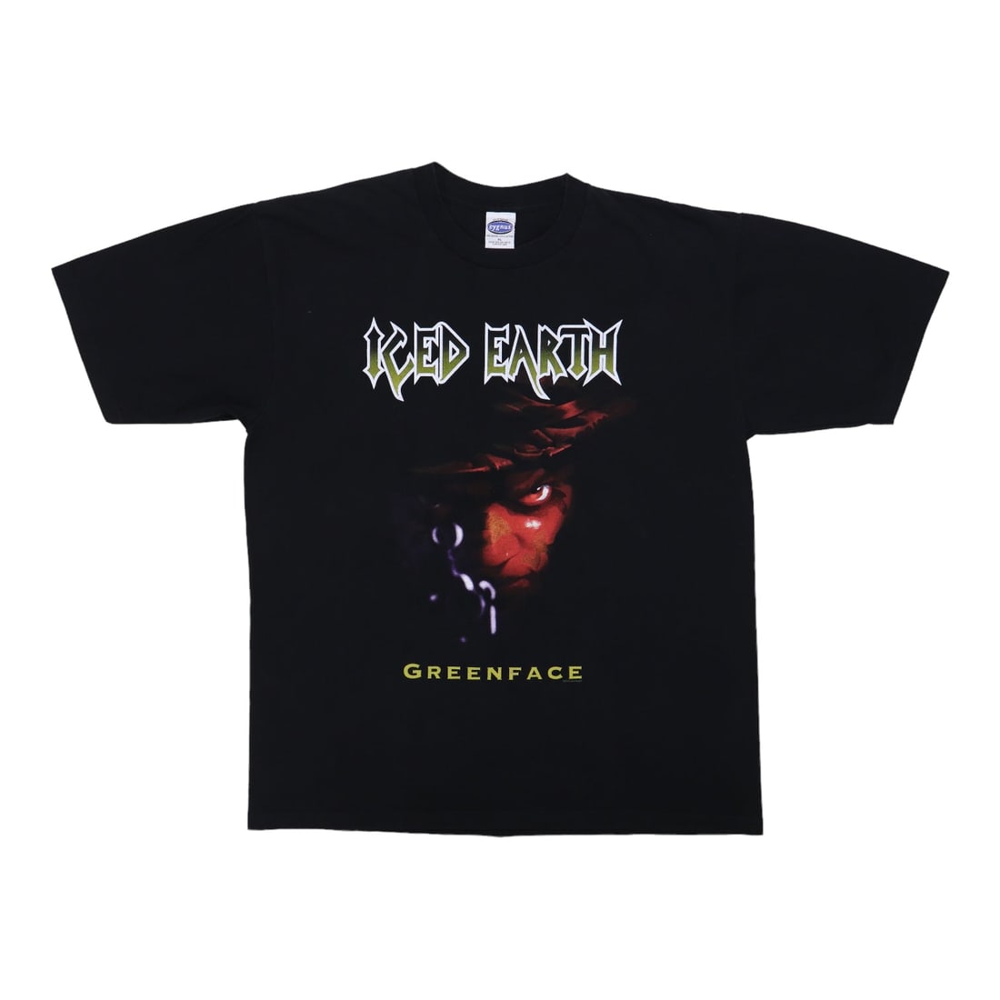 Vintage Iced Earth Greenface T Shirt Black XL 2004: Vintage Iced Earth Greenface T Shirt Black XL 2004 Authentic original vintage 2004 Iced Earth Greenface shirt with front and back graphics. This is a true vintage shirt, not a modern reproduction. It 