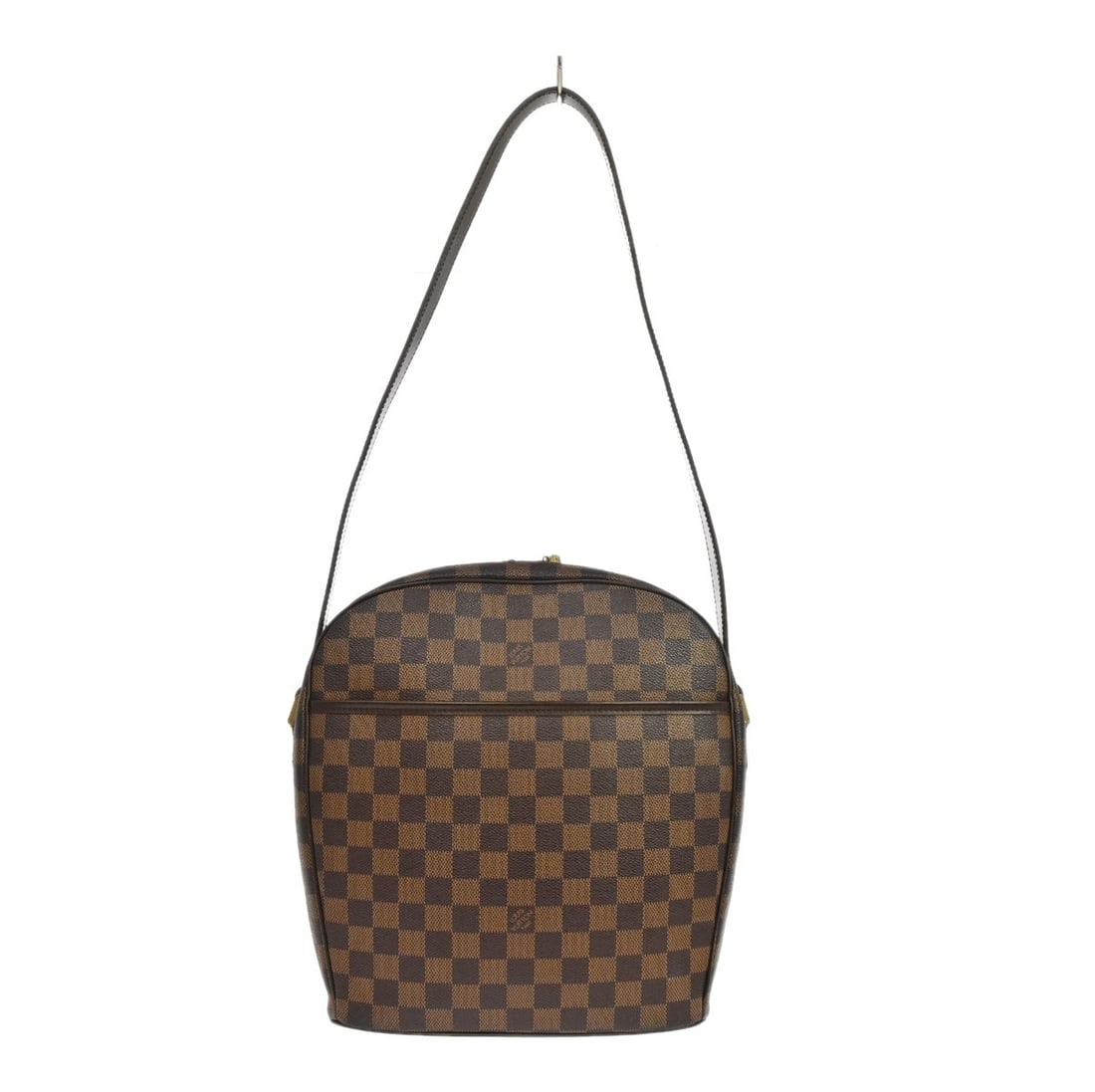 Louis Vuitton Ipanema shoulder bag in brown canvas: Louis Vuitton Ipanema shoulder bag in brown canvas Louis Vuitton Ipanema in brown canvas with a structured silhouette and practical everyday design. This pre-owned bag is in good condition, showing co