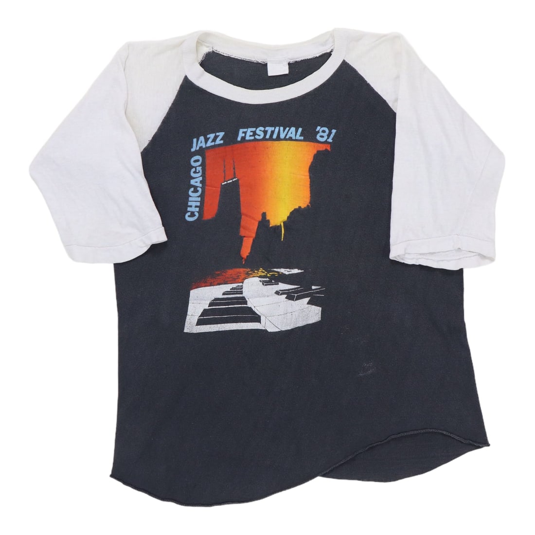 Black Cotton Jersey Shirt from 1981 Chicago Jazz Festival (1 of 9)