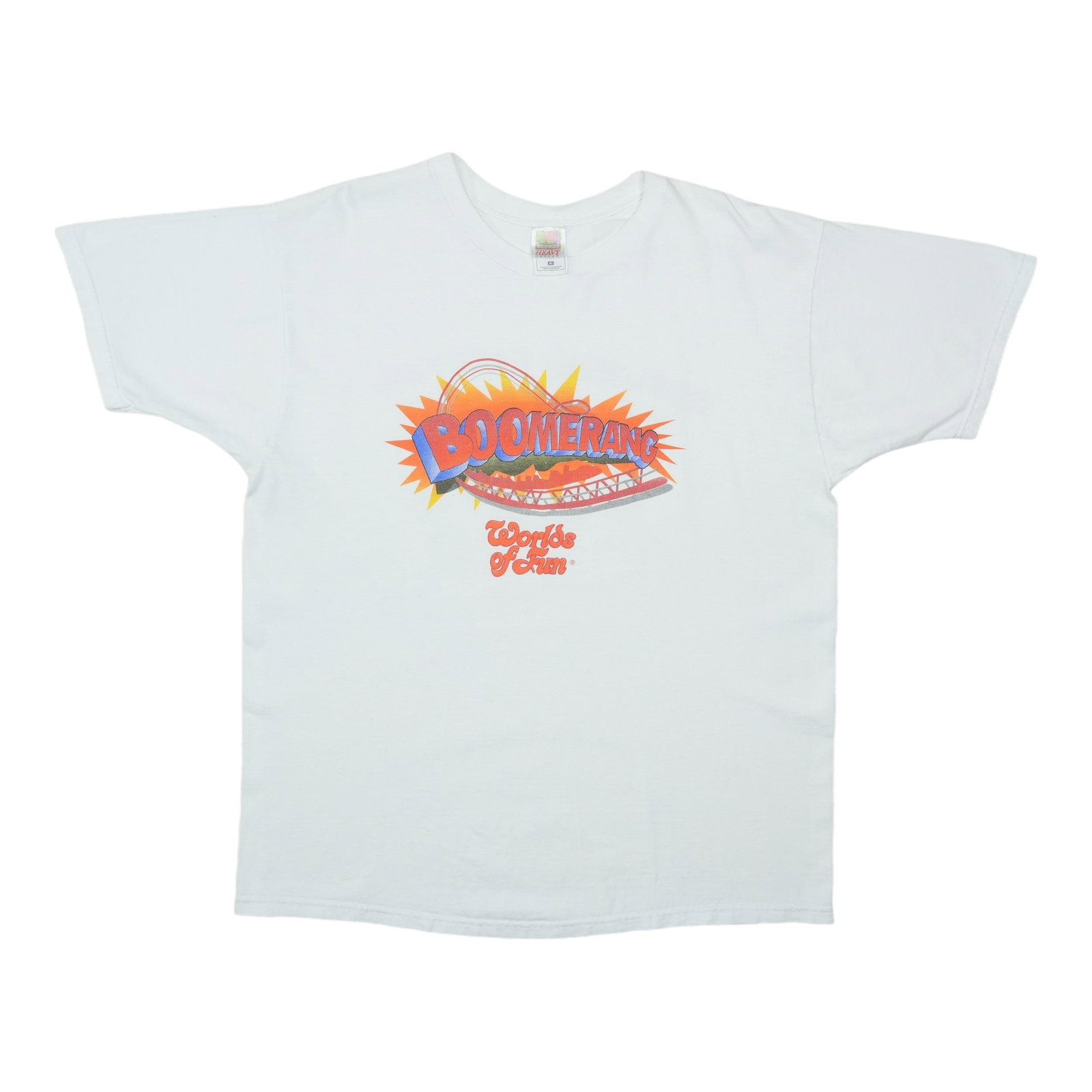Vintage 2000 Worlds Of Fun Boomerang Cotton T Shirt XL (1 of 7)