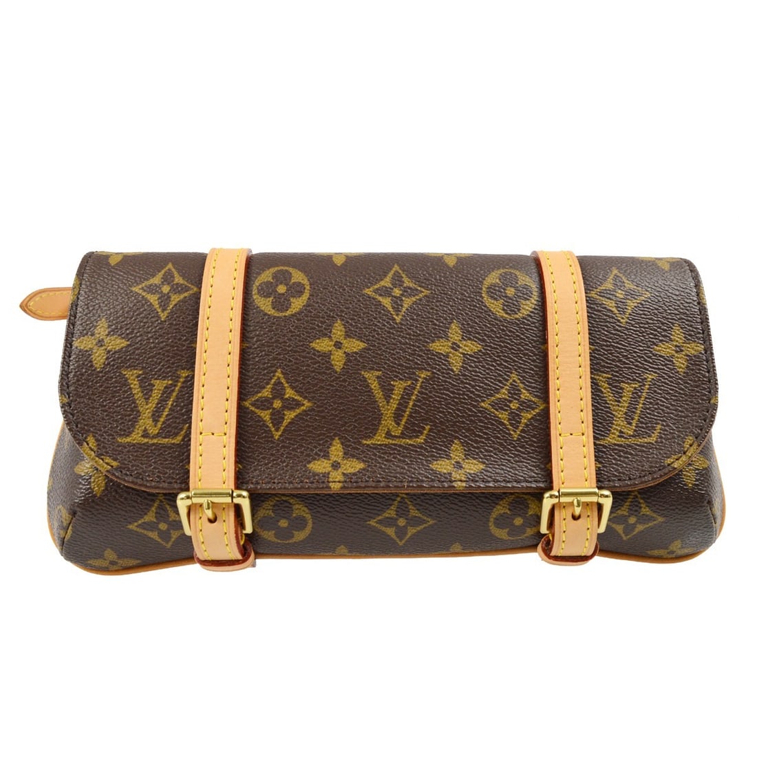 Louis Vuitton Marelle Monogram Canvas Belt Bag M51159 France: Louis Vuitton Marelle Monogram Canvas Belt Bag M51159 France Louis Vuitton Monogram Pochette Marelle Belt Bum Bag in brown Monogram canvas and leather, made in France. This vintage medium bag features