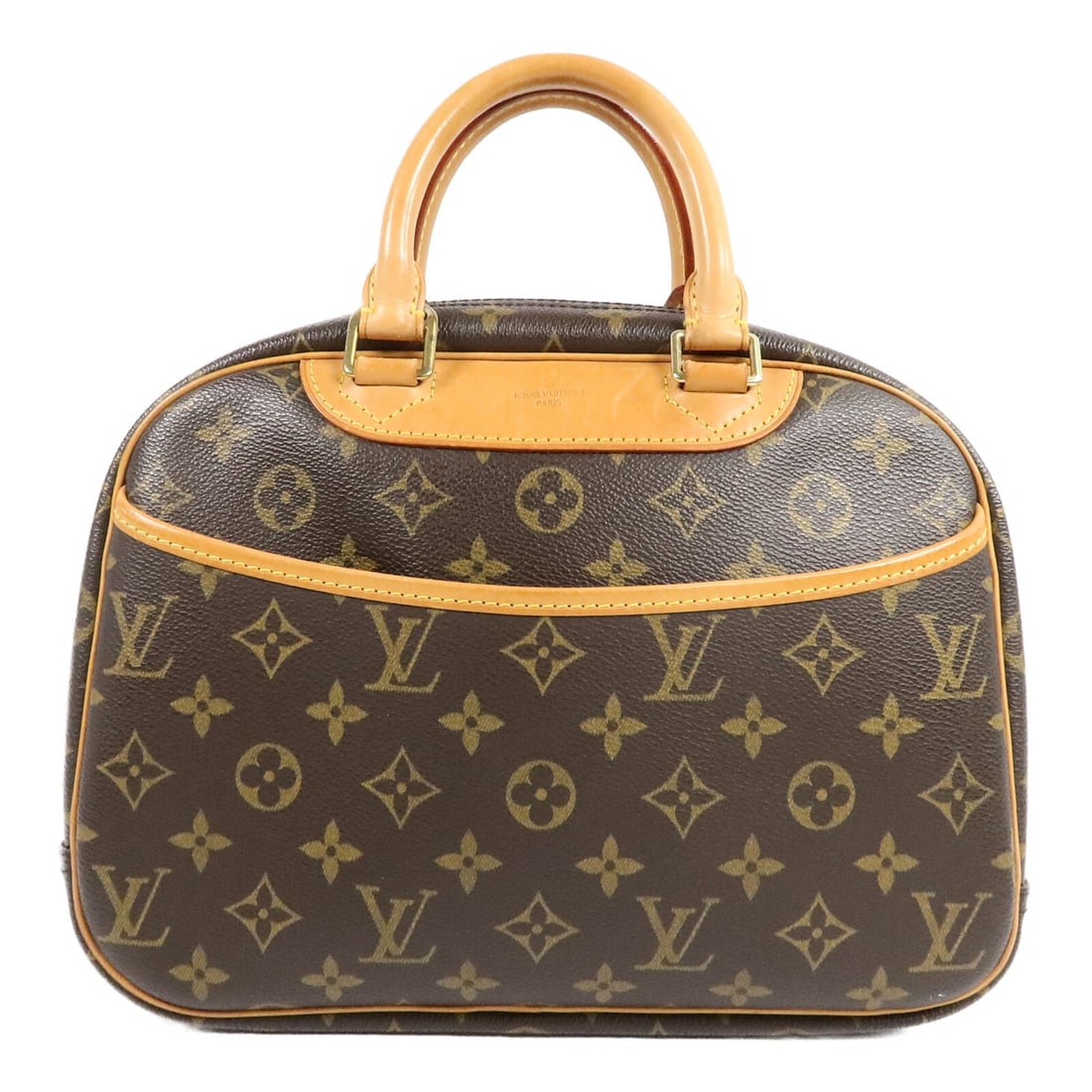 Louis Vuitton Trouville M42228 Brown Monogram PVC Coated Canvas Handbag (1 of 17)