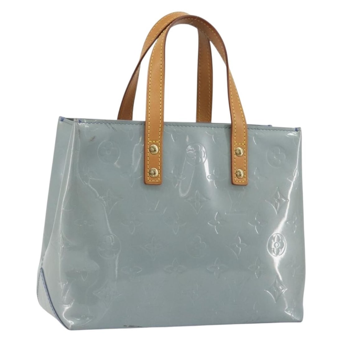 Louis Vuitton Reade PM Lavande Vernis Patent Leather Handbag M91220: Louis Vuitton Reade PM Lavande Vernis Patent Leather Handbag M91220 Louis Vuitton Monogram Vernis Reade PM handbag in Lavande patent leather, made in France. This women's handbag measures approximatel