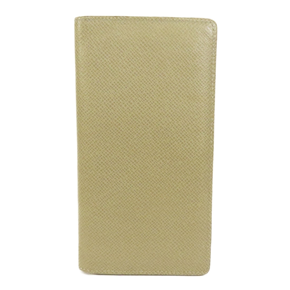 Louis Vuitton M33401 Taiga Gray Calfskin Bifold Long Wallet: Louis Vuitton M33401 Taiga Gray Calfskin Bifold Long Wallet This Louis Vuitton LV long wallet, model M33401, is a bifold purse in gray Taiga x calfskin (cowhide). Made in France, it features one flap-