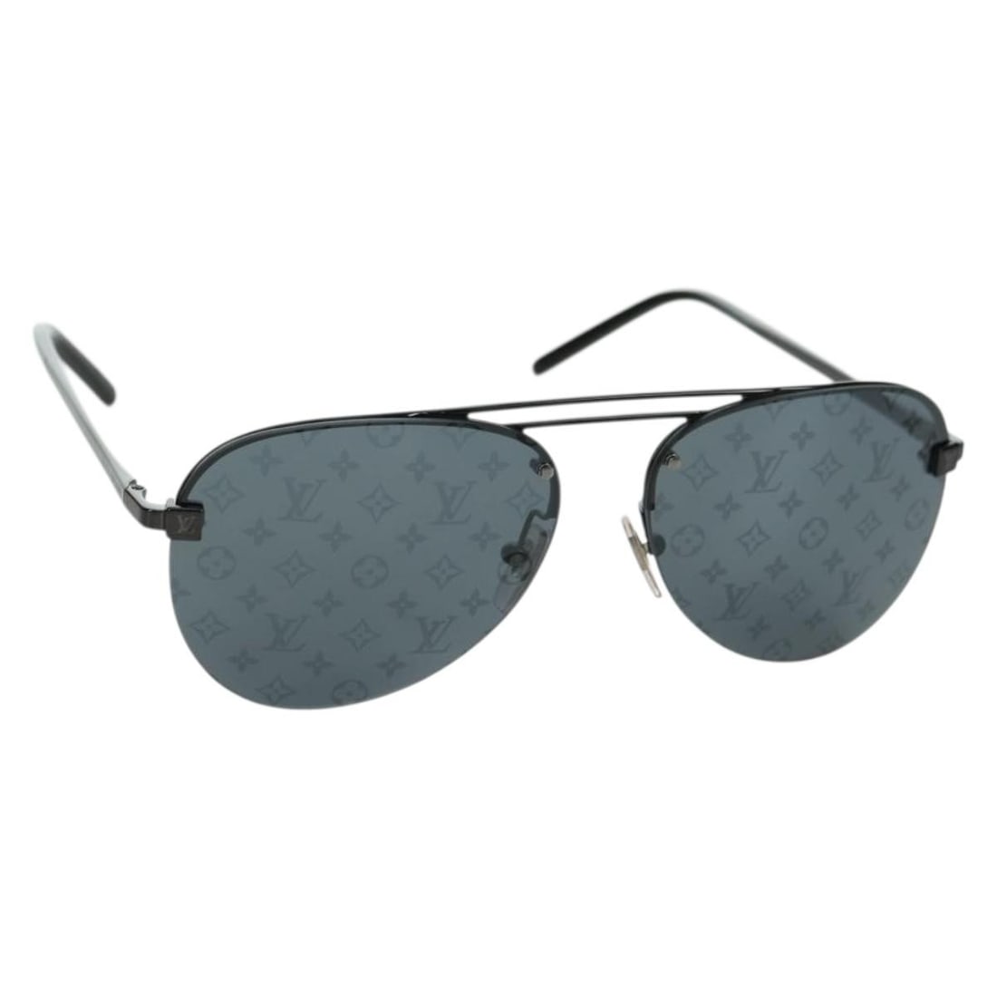 Louis Vuitton Z1019E Clockwise Metal Sunglasses Black Italy (1 of 18)