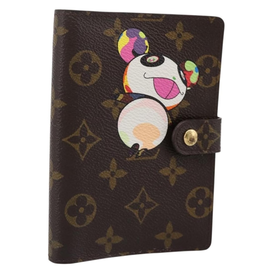 Louis Vuitton R20011 Monogram Canvas PM Agenda Cover Panda: Louis Vuitton R20011 Monogram Canvas PM Agenda Cover Panda Louis Vuitton Monogram Panda Agenda PM day planner cover in monogram canvas. Made in Spain, this compact planner cover includes the dust bag 