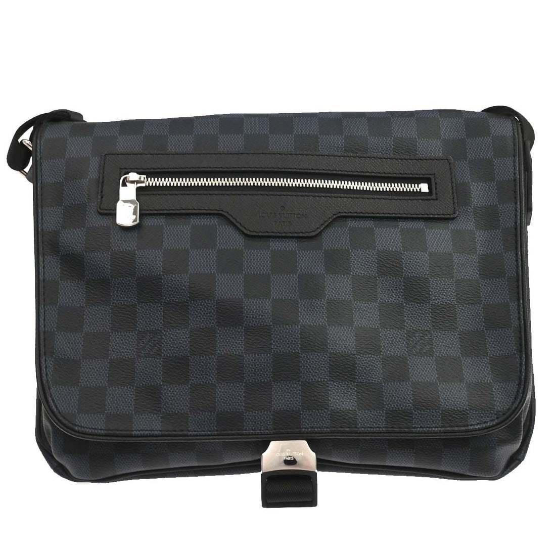 Louis Vuitton Matchpoint N40010 Damier Cobalt Shoulder Bag: Louis Vuitton Matchpoint N40010 Damier Cobalt Shoulder Bag Louis Vuitton Damier cobalt Matchpoint Shoulder Bag is a medium shoulder bag for men in navy Damier cobalt canvas with leather details. It fe