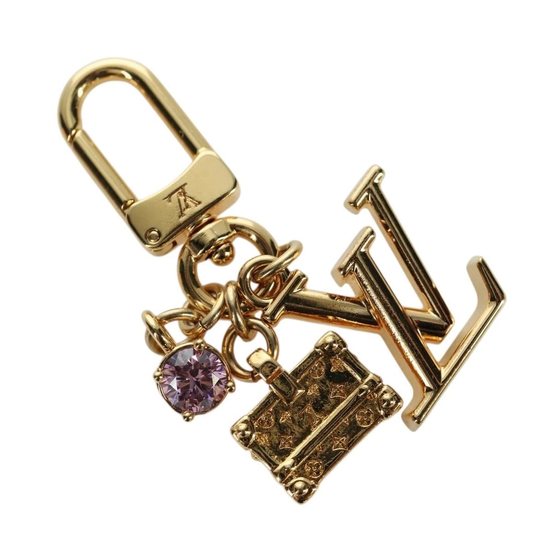 Louis Vuitton M01567 Petite Malle Micro Charm Gold Tone Metal (1 of 13)