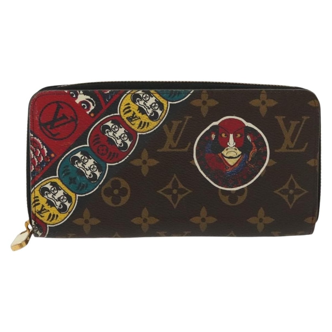 Limited Edition Monogram Canvas Zippy Organizer by Louis Vuitton: Limited Edition Monogram Canvas Zippy Organizer by Louis Vuitton This Louis Vuitton Zippy Organizer is crafted in the iconic monogram canvas, designed for women. It features a brown exterior with meta