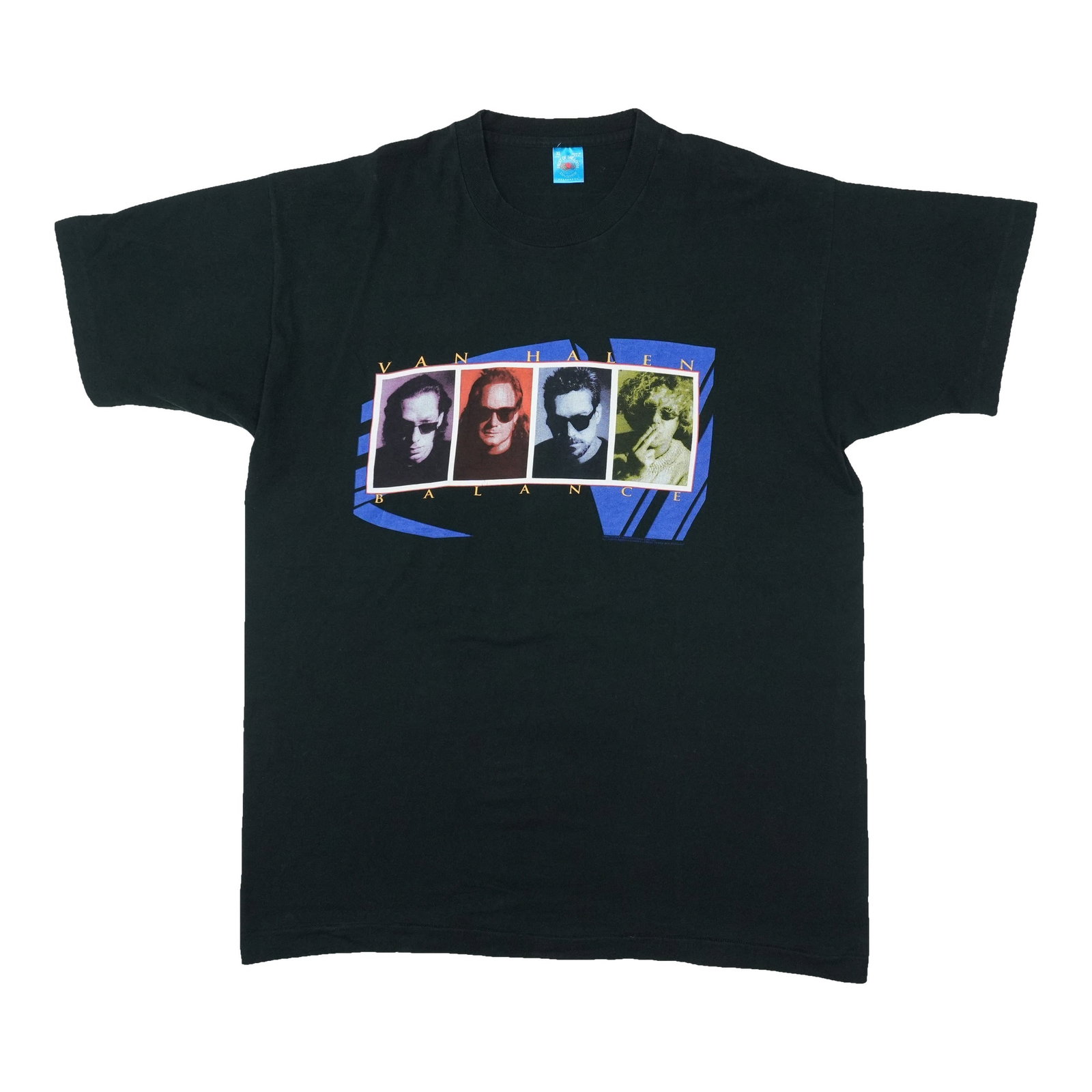 Black 1995 Van Halen Balance Tour Cotton T Shirt XL (1 of 5)