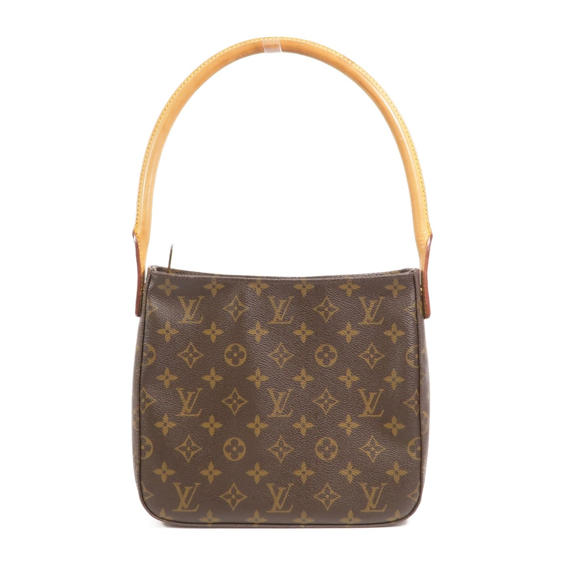 Louis Vuitton Looping GM M51145 Monogram Shoulder Bag: Louis Vuitton Looping GM M51145 Monogram Shoulder Bag Louis Vuitton Looping GM shoulder bag in brown Monogram PVC coated canvas. This women's bag features a structured shoulder silhouette with an inte