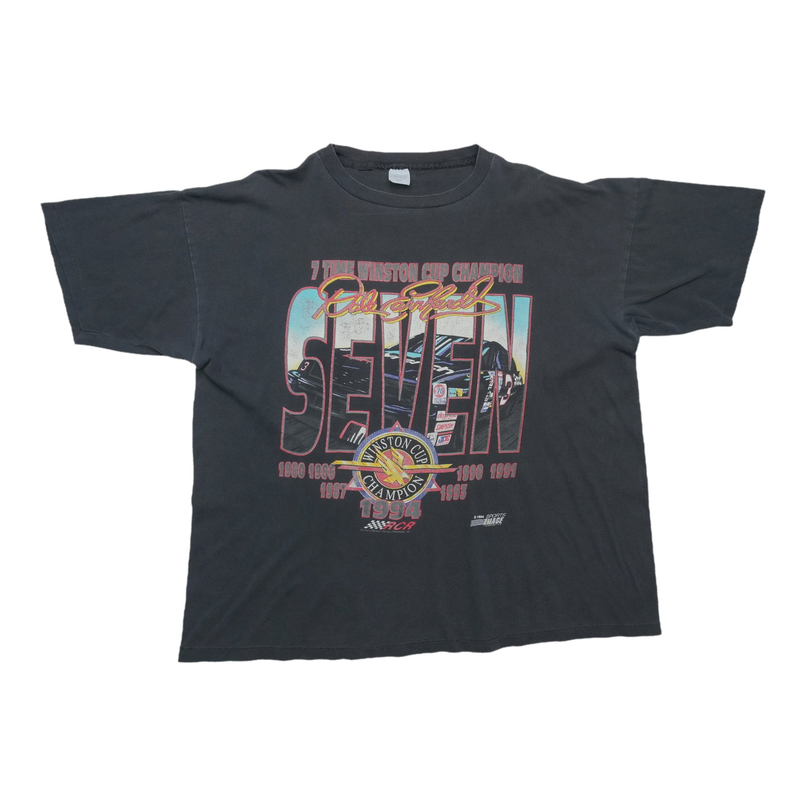 Vintage 1998 Dale Earnhardt Winston Cup Champion T Shirt XL: Vintage 1998 Dale Earnhardt Winston Cup Champion T Shirt XL Original vintage 1998 Dale Earnhardt 7 Time Winston Cup Champion shirt with a front graphic only. This is a true vintage shirt, not a modern