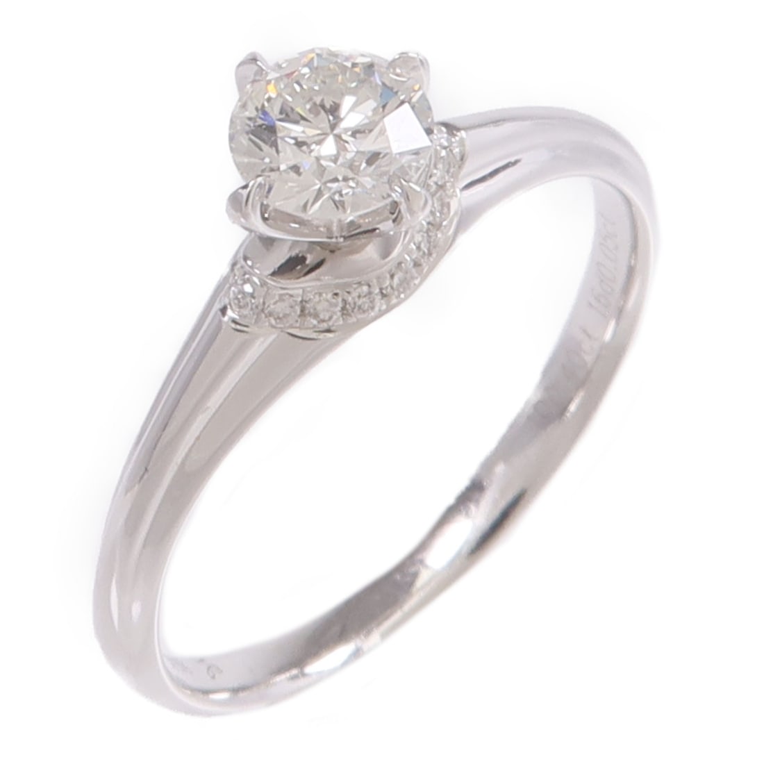 18K White Gold Diamond Ring Size 6.25 for Women (1 of 8)
