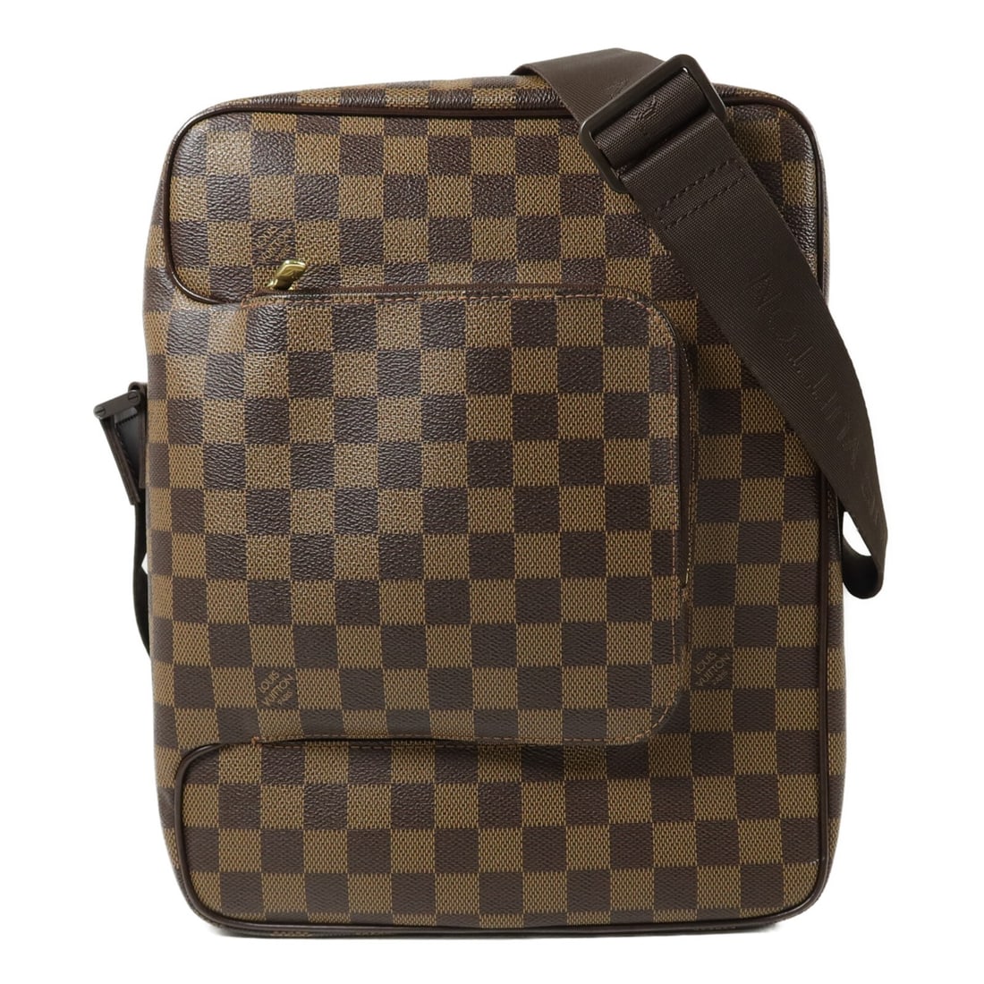 Louis Vuitton Olaf MM N41441 Damier Ebene Shoulder Bag Brown (1 of 15)
