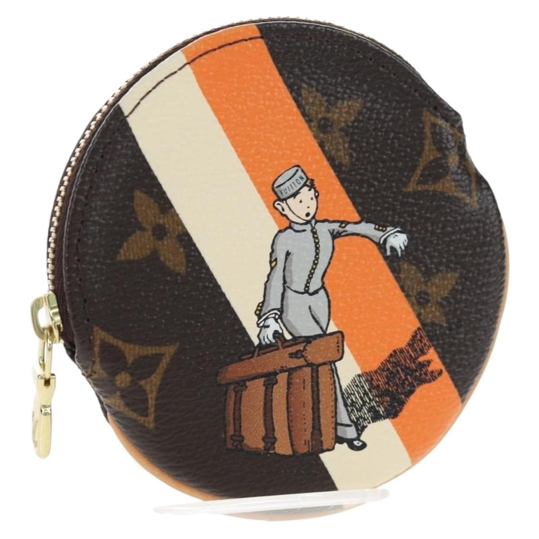 Louis Vuitton M60037 Monogram Groom coin purse in Monogram Canvas: Louis Vuitton M60037 Monogram Groom coin purse in Monogram Canvas Louis Vuitton Monogram Groom Porte Monnaie coin purse in Monogram canvas. Made in France, this women's coin purse includes a dust bag 