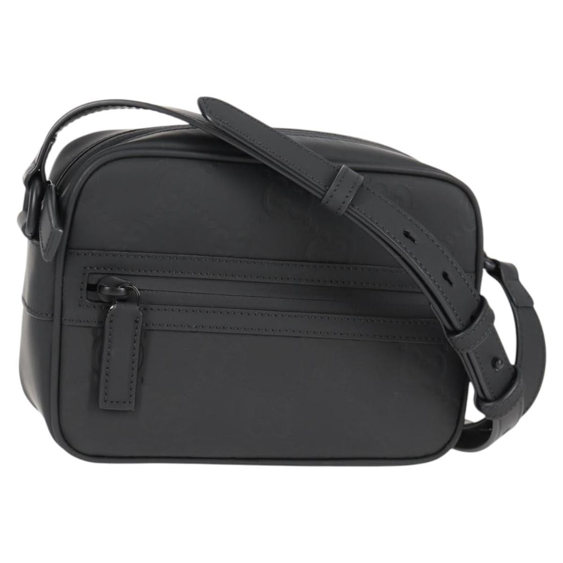 Gucci 771321 Guccissima black leather shoulder bag with dust bag: Gucci 771321 Guccissima black leather shoulder bag with dust bag Gucci Guccissima shoulder bag in black leather with a compact silhouette and adjustable shoulder strap. Made in Italy, this women's bag