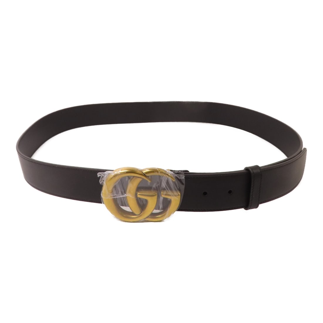 GUCCI 397660 GG Belt Black Calfskin Leather: GUCCI 397660 GG Belt Black Calfskin Leather A Gucci GG belt in black calfskin leather with GHW. The belt is identified by model number 397660 and is offered in pristine A+ condition. It comes with sto