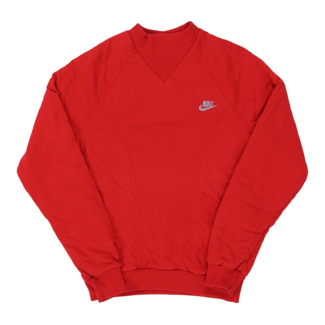 Nike Red Blend Sweatshirt Small 1990s Vintage: Nike Red Blend Sweatshirt Small 1990s Vintage Authentic vintage Nike sweatshirt from the 1990s in red. This original piece is not a modern reproduction and features no back graphics. It is in good con