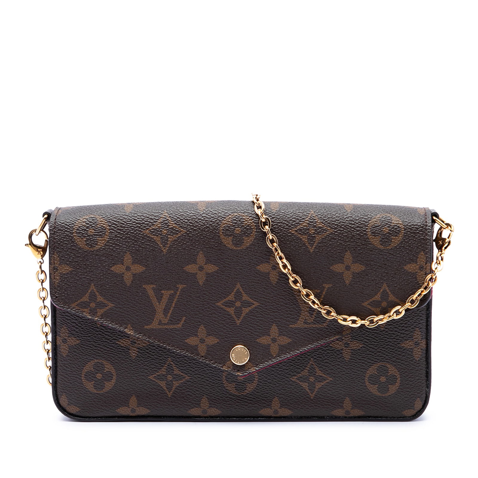Louis Vuitton Felicie Pochette Monogram Canvas Crossbody Bag (1 of 7)