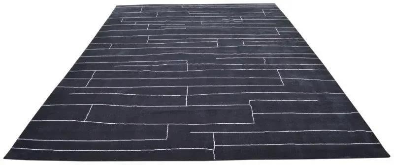 10'1 x 14' Wool Area Rug with Moroccan Abstract Pattern - 2