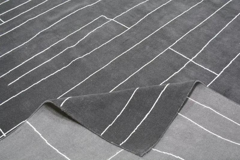10'1 x 14' Wool Area Rug with Moroccan Abstract Pattern - 6