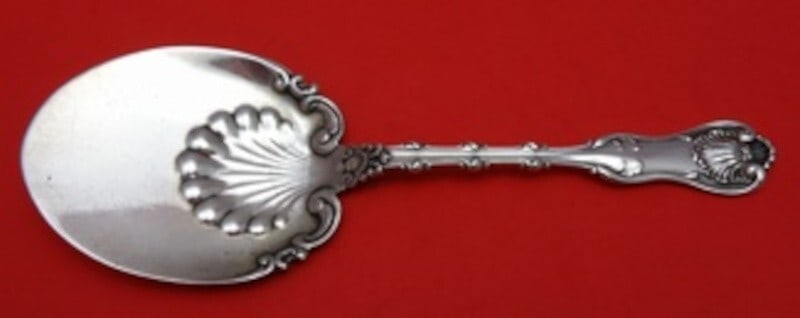 Whiting Imperial Queen sterling silver waffle server 8 in (1 of 2)