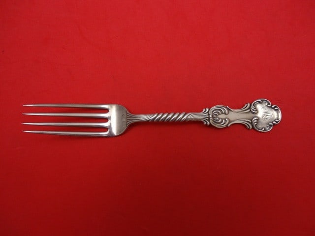 Shiebler Louvre Sterling Silver 7 Inch Fork Monogrammed (1 of 2)