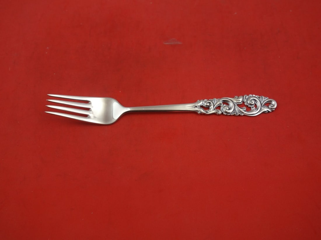 Mylius Brodrene Tele Pattern Norwegian Sterling Silver Dessert Fork 7 Inch Vintage (1 of 2)