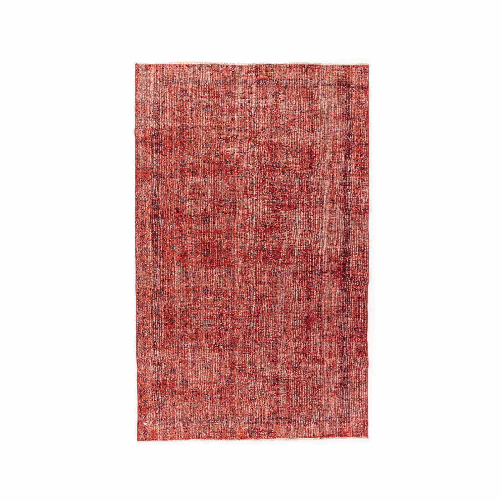 Authentic Vintage Handmade Carpet Wool on Cotton 66.1 x 105.5 Inches: Authentic Vintage Handmade Carpet Wool on Cotton 66.1 x 105.5 Inches This authentic handmade vintage carpet is crafted from a luxurious wool on cotton blend, showcasing exquisite craftsmanship with do