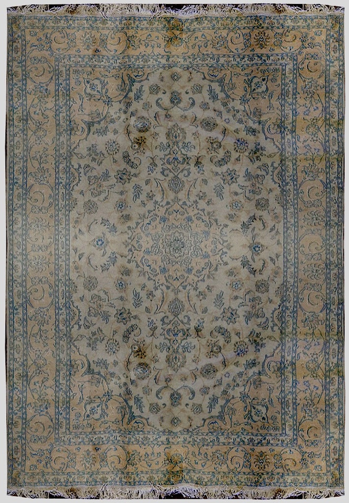 6' x 10' Pastels Persian Tabriz Area Rug Hand-Knotted Wool (1 of 8)